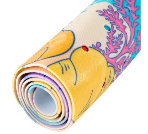 Коврик для ванны противоскользящий 100х40 см с рисунком 