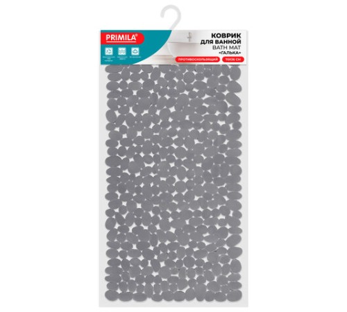 Коврик для ванны противоскользящий 70х36 см, 