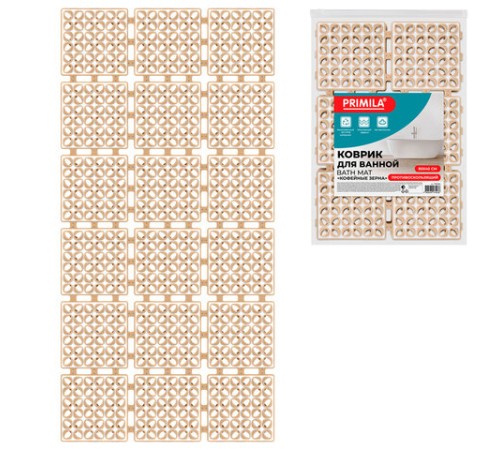 Коврик для ванны противоскользящий износостойкий 80х40 см, 