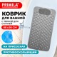 Коврик для ванны противоскользящий с теркой для ступней 68х36 см, серый, ПВХ, присоски, PRIMILA (ПРИМИЛА), 700389