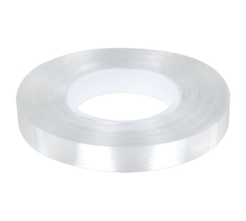 Многоразовая двухсторонняя прозрачная крепежная лента, скотч NANO tape, 5 м x 1 см, толщина 1 мм, WBZ (ВБЗ), 700424