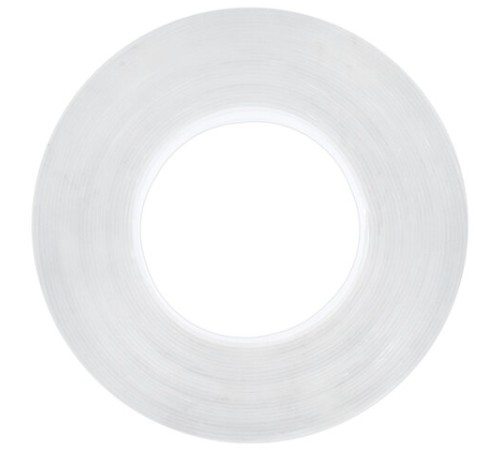 Многоразовая двухсторонняя прозрачная крепежная лента, скотч NANO tape, 5 м x 1 см, толщина 1 мм, WBZ (ВБЗ), 700424