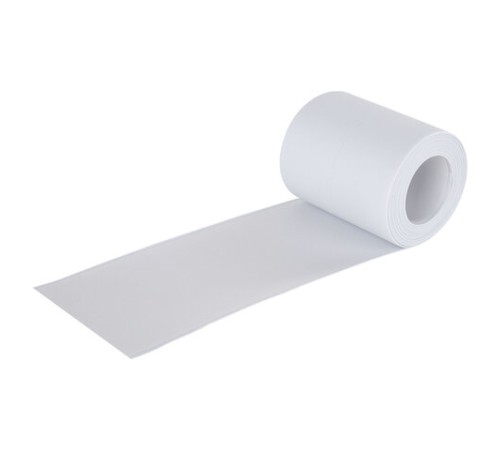 Клейкая лента бордюрная для ванны и кухни 80 мм х 3,2 м, белая, акриловая основа, WBZ (ВБЗ), 700428