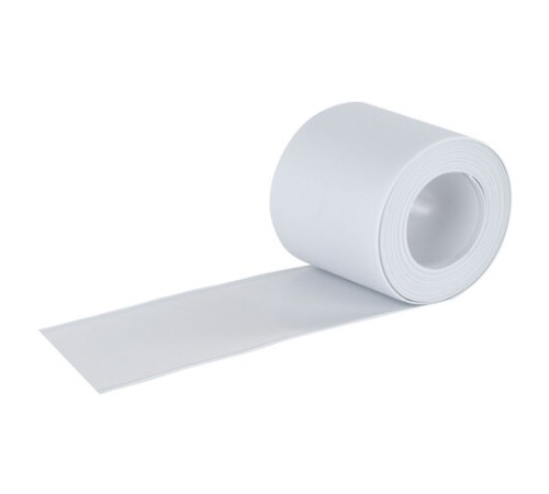 Клейкая лента бордюрная для ванны и кухни 60 мм х 3,2 м, белая, акриловая основа, WBZ (ВБЗ), 700429