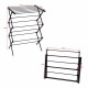 Сушилка напольная МИНИ для белья раскладная, 6 уровней, 10 метров, LAIMA HOME LADDER BLACK, 700473