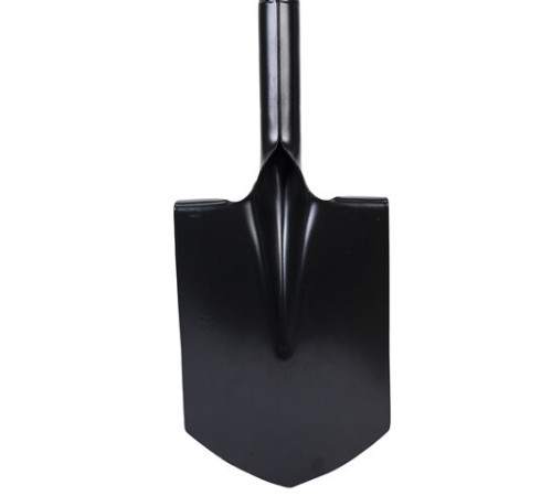 Лопата штыковая стальная 19х27 см, ОБЩАЯ ДЛИНА 115 см, черенок сталь, V-ручка, RABBITEX (РАББИТЕКС) 