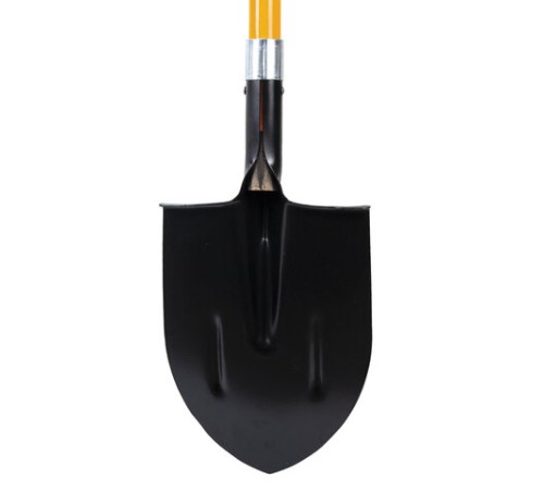 Лопата штыковая стальная 21х29 см, ОБЩАЯ ДЛИНА 115 см, черенок стекловолокно, V-ручка, RABBITEX (РАББИТЕКС) 