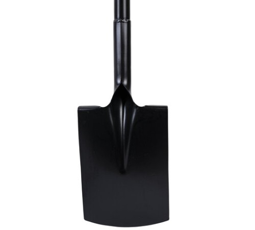 Лопата прямоугольная стальная 19х27 см, ОБЩАЯ ДЛИНА 115 см, черенок сталь, V-ручка, RABBITEX (РАББИТЕКС) 