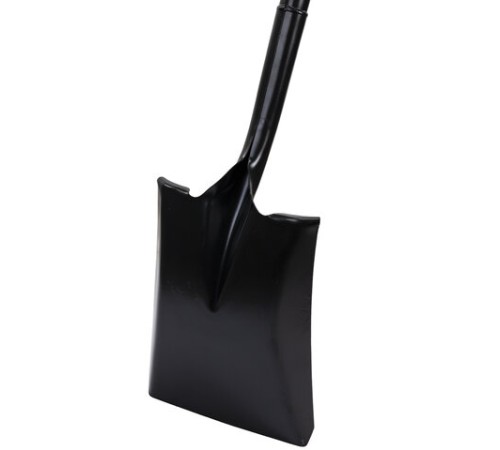 Лопата совковая цельнометаллическая 23х28 см, ОБЩАЯ ДЛИНА 150 см, черенок сталь, RABBITEX (РАББИТЕКС) 