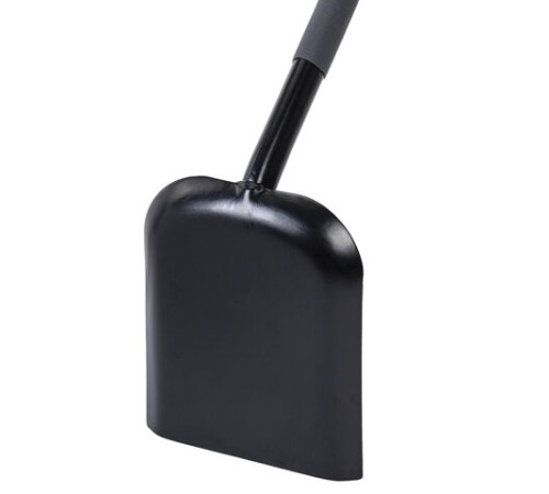 Лопата совковая стальная 24х27 см, ОБЩАЯ ДЛИНА 120 см, черенок сталь, V-ручка, RABBITEX (РАББИТЕКС) 