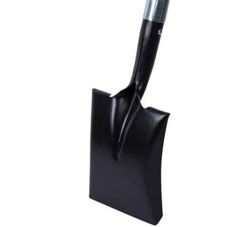 Лопата для авто и туризма, совковая 16х20 см, ОБЩАЯ ДЛИНА 70 см, черенок стекловолокно, V-ручка, RABBITEX (РАББИТЕКС) 