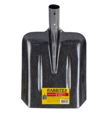 Лопата совковая без черенка 22х35 см, ребра жесткости, рельсовая сталь, RABBITEX (РАББИТЕКС) 