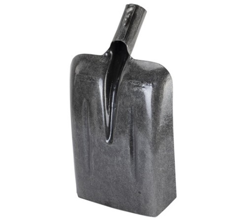 Лопата совковая без черенка 22х35 см, ребра жесткости, рельсовая сталь, RABBITEX (РАББИТЕКС) 