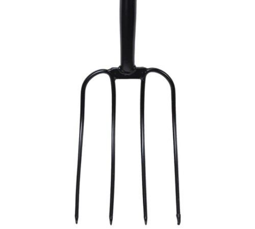 Вилы садовые цельнометаллические 22х30 см, ОБЩАЯ ДЛИНА 150 см, черенок сталь, RABBITEX (РАББИТЕКС) 