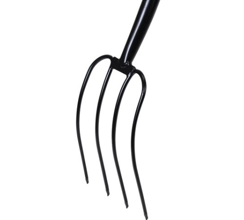 Вилы садовые цельнометаллические 22х30 см, ОБЩАЯ ДЛИНА 150 см, черенок сталь, RABBITEX (РАББИТЕКС) 