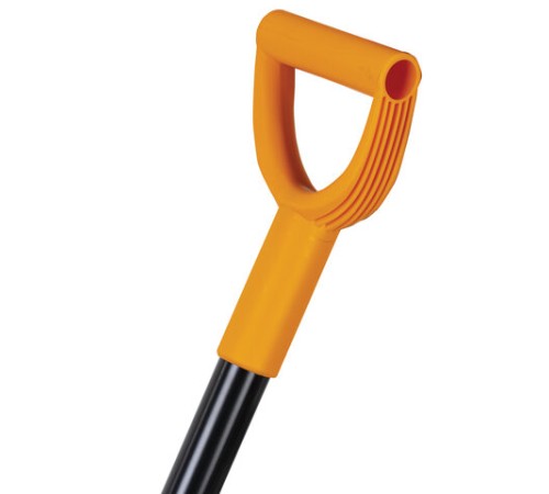 Вилы садовые стальные 22х30 см, ОБЩАЯ ДЛИНА 120 см, черенок сталь, V-ручка, RABBITEX (РАББИТЕКС) 