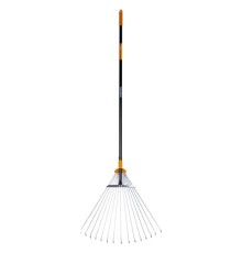 Грабли веерные 15 зубьев раздвижные, захват 20-60 см, ОБЩАЯ ДЛИНА 120-150 см, RABBITEX (РАББИТЕКС) 