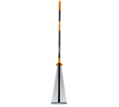 Грабли веерные 15 зубьев раздвижные, захват 20-60 см, ОБЩАЯ ДЛИНА 120-150 см, RABBITEX (РАББИТЕКС) 