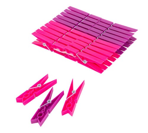 Прищепки бельевые 7,8 см, КОМПЛЕКТ 20 штук, пластик, ассорти, PRIMILA (ПРИМИЛА) ORIGINAL, 700511