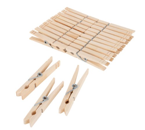 Прищепки бельевые 8,4 см, КОМПЛЕКТ 20 штук, дерево, PRIMILA (ПРИМИЛА) WOOD, 700513