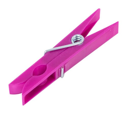 Прищепки бельевые 7 см, КОМПЛЕКТ 20 штук, пластик, ассорти, PRIMILA (ПРИМИЛА) BASIC, 700514