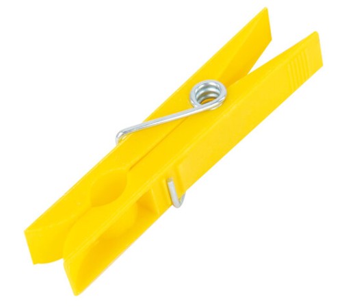 Прищепки бельевые 7 см, КОМПЛЕКТ 20 штук, пластик, ассорти, PRIMILA (ПРИМИЛА) BASIC, 700514