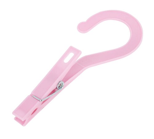 Прищепки бельевые с крючком 13 см, КОМПЛЕКТ 10 штук, пластик, ассорти, PRIMILA (ПРИМИЛА) EXTRA, 700519