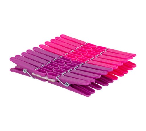 Прищепки бельевые 6,8 см, КОМПЛЕКТ 20 штук, пластик, ассорти, PRIMILA (ПРИМИЛА) COMPACT, 700520