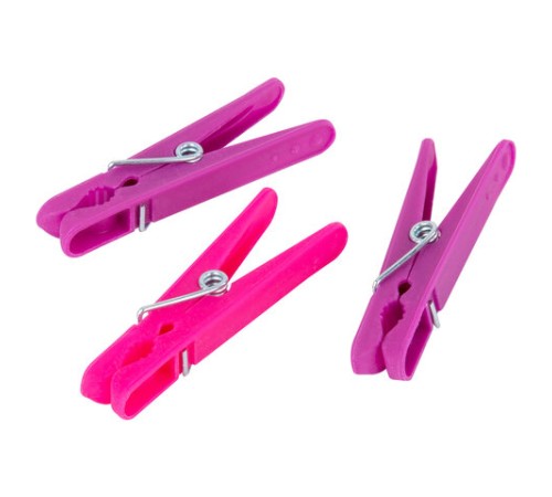 Прищепки бельевые 6,8 см, КОМПЛЕКТ 20 штук, пластик, ассорти, PRIMILA (ПРИМИЛА) COMPACT, 700520