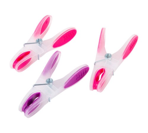 Прищепки бельевые 8,2 см, КОМПЛЕКТ 10 штук, прорезиненный пластик, ассорти, PRIMILA (ПРИМИЛА) PREMIUM, 700523