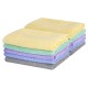 Салфетки из МИКРОФИБРЫ 30х30 см PASTEL COLOUR, big pack, КОМПЛЕКТ 10 штук, 180 г/м2, LAIMA HOME, 700608