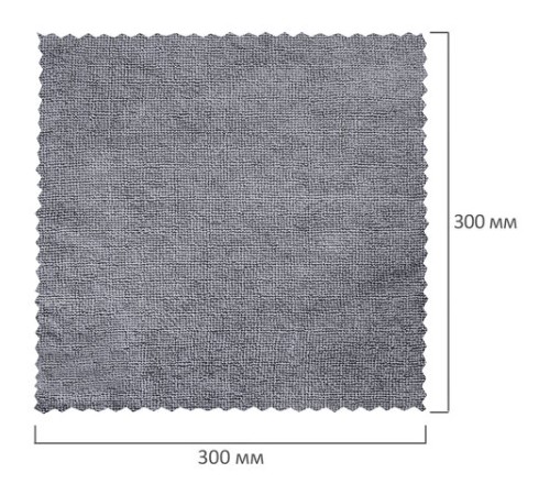 Салфетки из МИКРОФИБРЫ 30х30 см, GRAY & BLACK, big pack, КОМПЛЕКТ 10 штук, 180 г/м2, LAIMA HOME, 700610