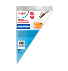 Мешок кондитерский одноразовый 20х30 см, размер M, КОМПЛЕКТ 100 штук, 35 мкм, LAIMA Home, 700702