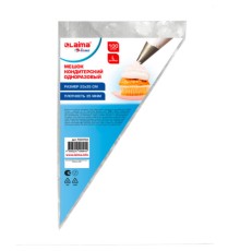 Мешок кондитерский одноразовый 23х35 см, размер L, КОМПЛЕКТ 100 штук, 35 мкм, LAIMA Home, 700703