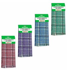Салфетка вафельная универсальная, ХЛОПОК, 40х64 см, мелкая клетка, ассорти, BOOMHOUSE (БУМХАУС), 700885