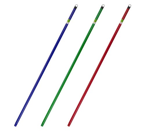 Черенок рукоятка 120 см, еврорезьба, дерево + пленка (ЭВКАЛИПТ), d=2,2 см, ассорти, ЛЮБАША, 700889