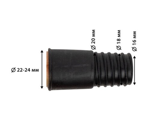 Черенок рукоятка 120 см, еврорезьба, пластиковая накладка, дерево + лак (ЭВКАЛИПТ), d=2,2 см, LAIMA, 700891