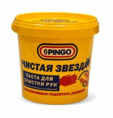 Паста очищающая средство для рук, 1000 мл, PINGO (Пинго), ЧИСТАЯ ЗВЕЗДА, от самых стойких загрязнений, банка, 85010-11