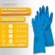 Перчатки нитриловые КЩС, STRONG, химически устойчивые, синие, размер 10-10,5, XL (очень большой), RABBITEX (РАББИТЕКС), 700909