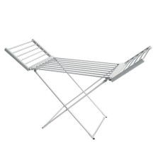 Сушилка для белья напольная, электрическая, раскладная, алюминиевая, три зоны сушки, нагрев 60 °С, LAIMA HOME, 700978