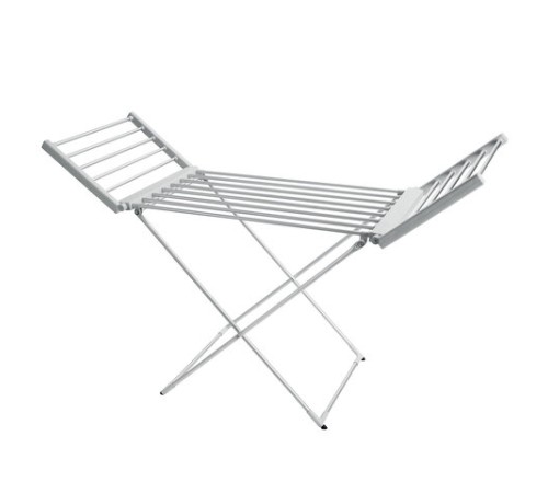 Сушилка для белья напольная, электрическая, раскладная, алюминиевая, три зоны сушки, нагрев 60 °С, LAIMA HOME, 700978