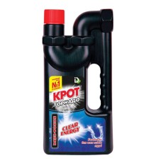 Средство для прочистки канализационных труб 1 кг, КРОТ 