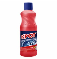 Средство для прочистки канализационных труб 500 мл КРОТ, 4000018