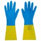 Перчатки латексно-неопреновые КЩС, ULTRA NEOPRENE, химически устойчивые, размер 8-8,5 M (средний), RABBITEX (РАББИТЕКС), 701114