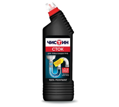 Средство для прочистки любых видов труб 750 г, ЧИСТИН, 24442