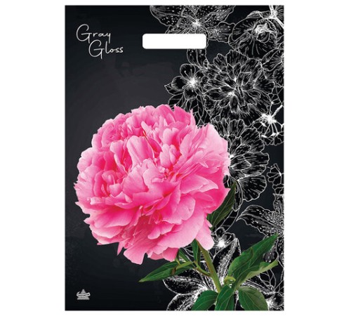 Пакет с вырубной ручкой ПВД, 43х31,5 см, 