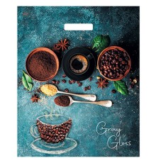 Пакет с вырубной ручкой ПВД, 48х39 см, 