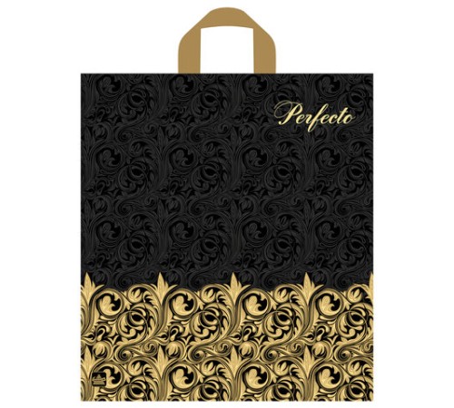 Пакет с петлевой ручкой ПВД, 42х46 см, 