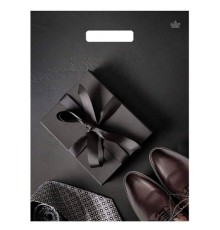 Пакет с вырубной ручкой ПВД ламинированный, 40х31 см, 