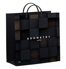 Пакет с пластиковой ручкой, мягкий пластик, 30х30 см, 